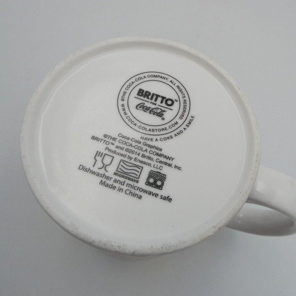 Romero Britto for Coca-Cola Large Mug 2014 Bottles Hearts Love - Picture 9 of 12